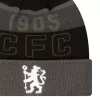 Chelsea sapka kötött New Era szürke csíkos
