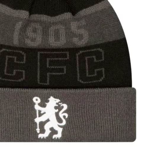 Chelsea sapka kötött New Era szürke csíkos