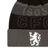 Chelsea sapka kötött New Era szürke csíkos