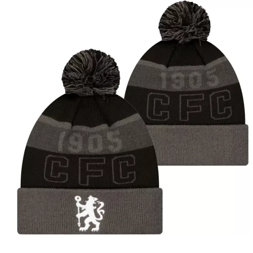 Chelsea sapka kötött New Era szürke csíkos