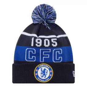 Chelsea sapka kötött New Era csíkos bojtos