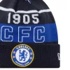 Chelsea sapka kötött New Era csíkos bojtos