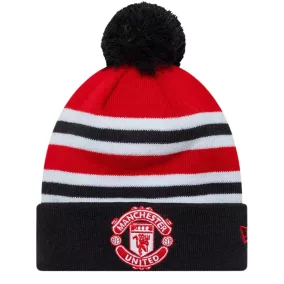 Manchester United sapka kötött New Era bojtos csíkos