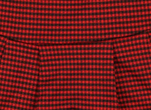 Kockás rövid ujjú lányka ruha