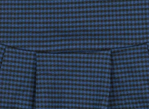 Kockás rövid ujjú lányka ruha