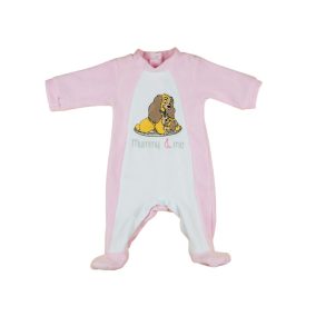 Disney Susi lányka hosszú ujjú plüss rugdalózó