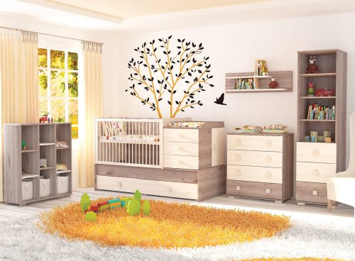 Timba Egyajtós állószekrény krém-fűz