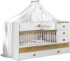 Cilek NATURA BABY átalakítható ágy (80x130 - 80x18