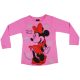 Disney Minnie lányka hosszú ujjú póló piros glitte