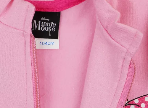 Disney Minnie belül bolyhos, cipzáras kardigán