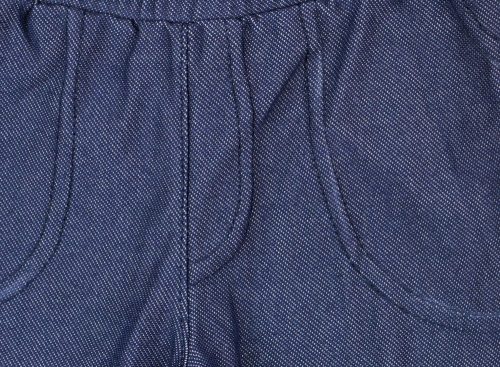 Lányka egyszínű hosszú leggings díszvarrással