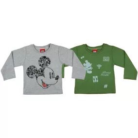 Disney Mickey fiú hosszú ujjú póló párban (2db)