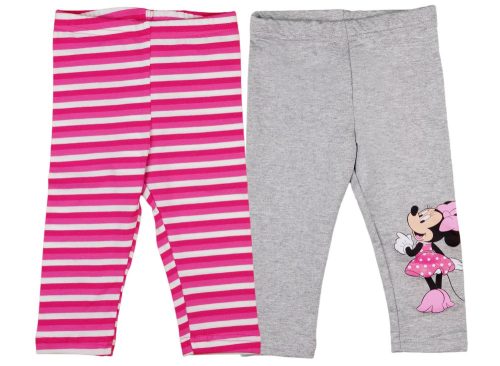 Disney Minnie mintás/csíkos lányka páros leggings
