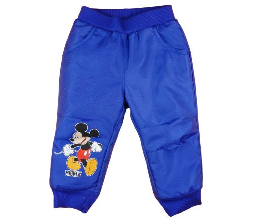 Disney Mickey fiú vízlepergetős, bélelt nadrág