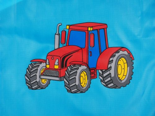 Traktor mintás fiú tornazsák