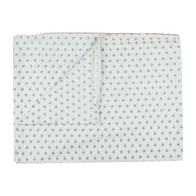 Baba paplanhuzat (90x135) szürke csillag