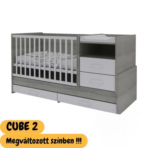 Todi Cube 2- 5 az 1-ben multifunkciós kombi babaágy, kiságy