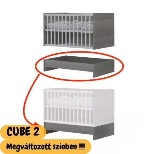Todi Cube 2- 5 az 1-ben multifunkciós kombi babaágy, kiságy