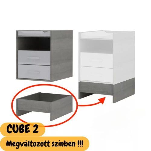 Todi Cube 2- 5 az 1-ben multifunkciós kombi babaágy, kiságy
