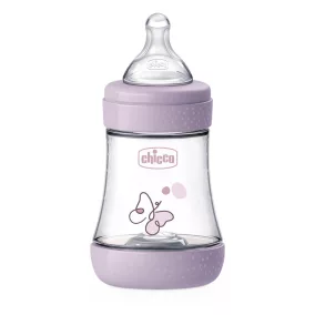   CHICCO Antikólikus cumisüveg Perfect5 150 ml lány lassú folyású 0m+