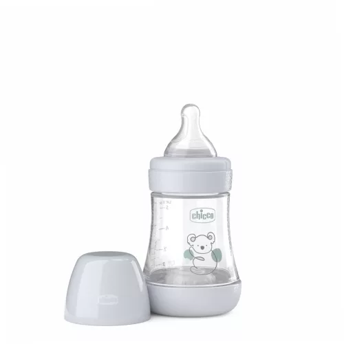 CHICCO Antikólikus cumisüveg Perfect5 150 ml semleges lassú folyású 0m+
