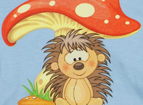 Bébi hosszú ujjú kombidressz Süni