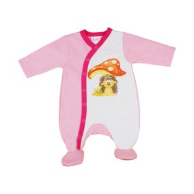 Süni mintás lányka hosszú ujjú, belül bolyhos rugd