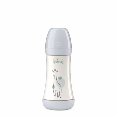 CHICCO Antikólikus cumisüveg Perfect5 240 ml semleges közepes áramlás 2m+