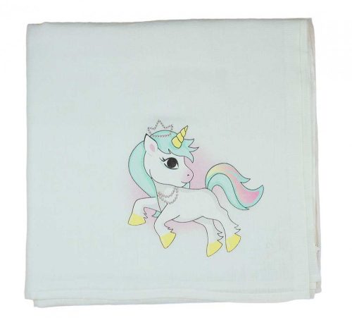 Unicorn Queen Unikornis textil-tetra kifogó-törölköző 140x140