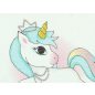 Unicorn Queen Unikornis textil-tetra kifogó-törölköző 140x140