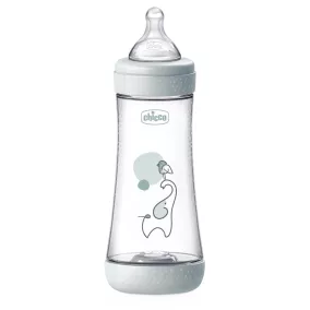   CHICCO Antikólikus cumisüveg Perfect5 300 ml semleges gyors folyású 4m+