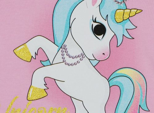Unicorn Queen Unikornis hosszú ujjú lányka rugdaló