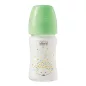   CHICCO Üvegből készült cumisüveg Perfect Easy 150 ml, lassú szilikon áramlás, semleges, 0m+
