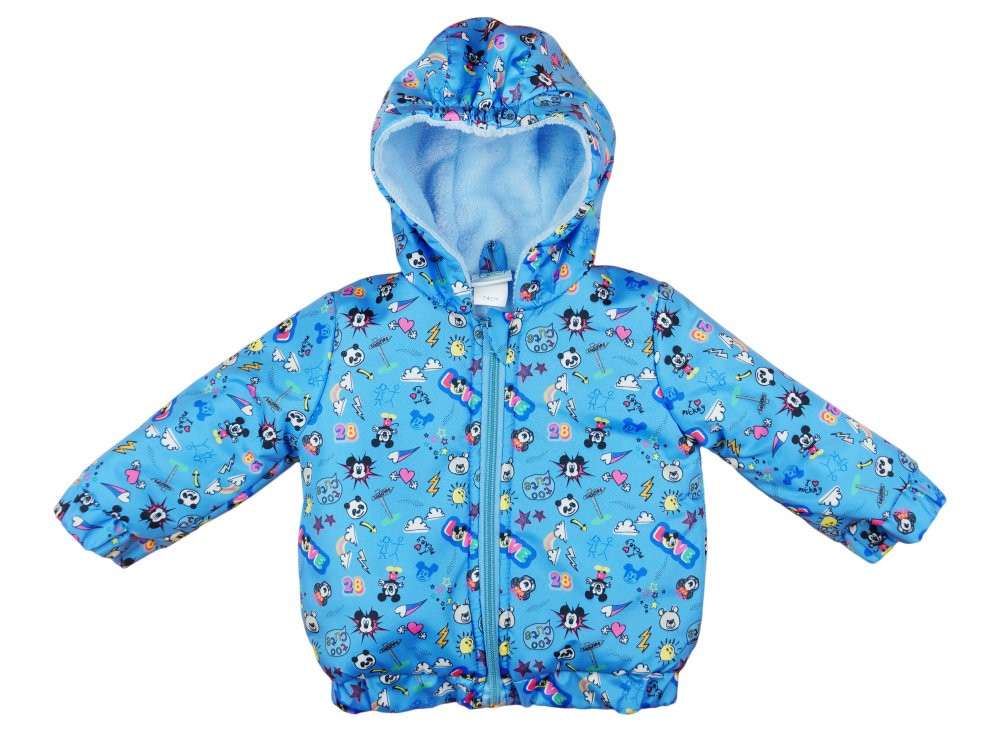 Disney Mickey fiú pufi kabát Kabátok, overálok,Disney Baby Mickey és Donald kisfiú dzseki