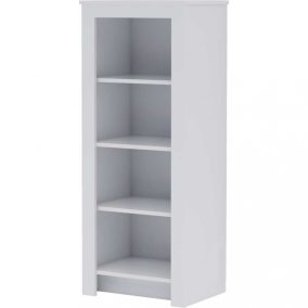   Todi White Bunny - keskeny nyitott polcos szekrény (140 cm magas)