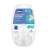 CHICCO Perfect Easy/Perfect 5/Well-Being fiziológiai közepes átfolyású cumisüveg cumi 2m+ 2 db