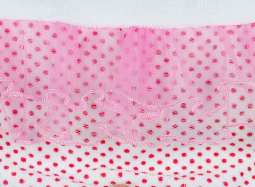 Disney Minnie pöttyös plüss hosszú ujjú rugdalózó