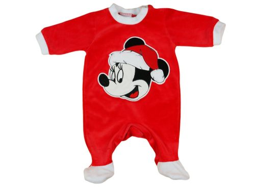 Disney Minnie Mikulás hosszú ujjú plüss rugdalózó