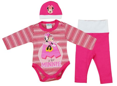 Disney Minnie 3 részes (sapka+nadrág+body) szett g