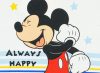 Disney Mickey fiú pizsama csillaggal, csíkkal