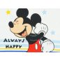 Disney Mickey fiú pizsama csillaggal, csíkkal