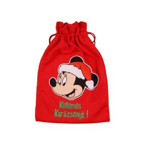 Disney Minne Mikulás zsák-ajándék zsák