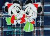 Disney Mickey és Minnie pamut-wellsoft takaró Kará