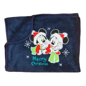 Disney Mickey és Minnie wellsoft takaró kék Karács