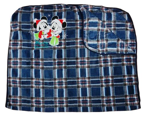 Disney Mickey és Minnie wellsoft takaró kék Karács