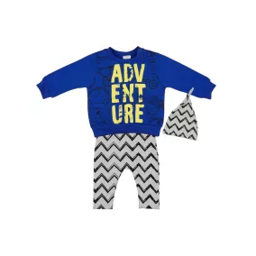 Fiú 3 részes szett sapkával Tricikli (TUR)