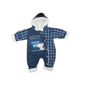 Fiú farmerhatású, bélelt overál (TUR)