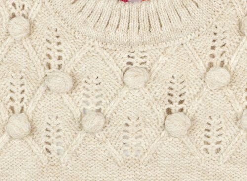 Lányka mintás kötött pulóver (TUR)