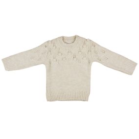 Lányka mintás kötött pulóver (TUR)