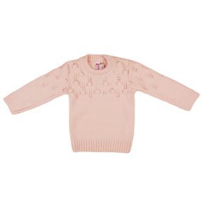 Lányka mintás kötött pulóver (TUR)